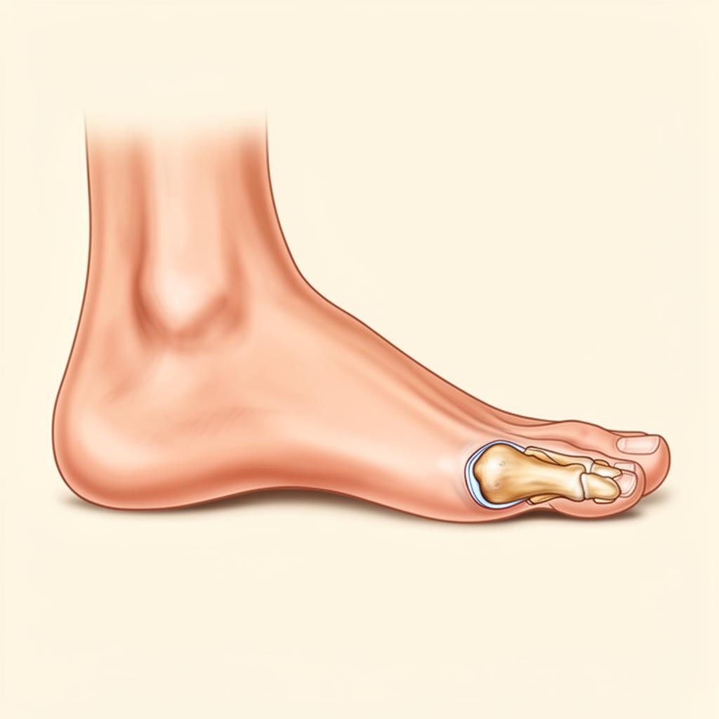 Bunion Correction — before treatment by Mid-South foot and ankle podiatry surgeon